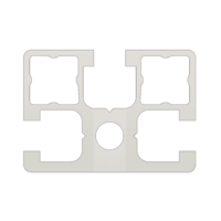 10-4532-0-1500MM MODULAR SOLUTIONS EXTRUDED PROFILE<br>45MM X 32MM, CUT TO THE LENGTH OF 1500 MM